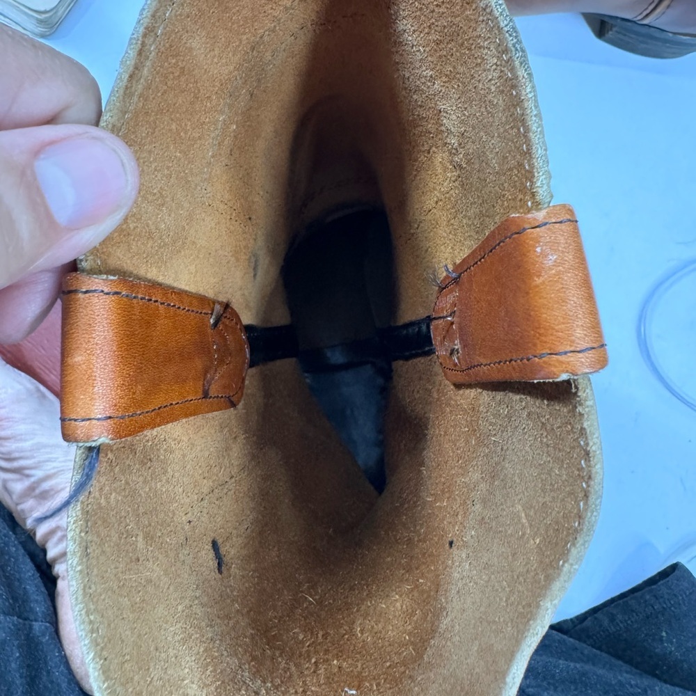 VTG Landis Biltrite Cowboy Boots- Men's 11.5-12 Leather Western - Picture 8 of 8